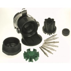 Utičnica 7-polna EBS plastična